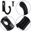 Yinquetinup 25 Pcs Wall Mounted Single Hook with 25 Screws