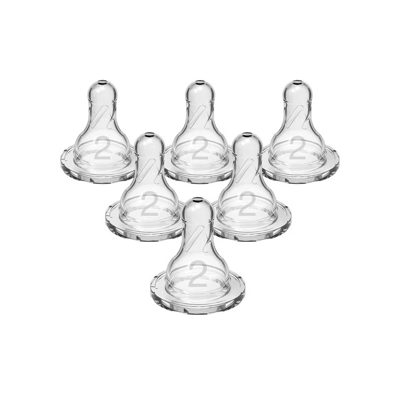 Dr. Brown’s Medium Flow Level 2 Narrow Baby Bottle Silicone