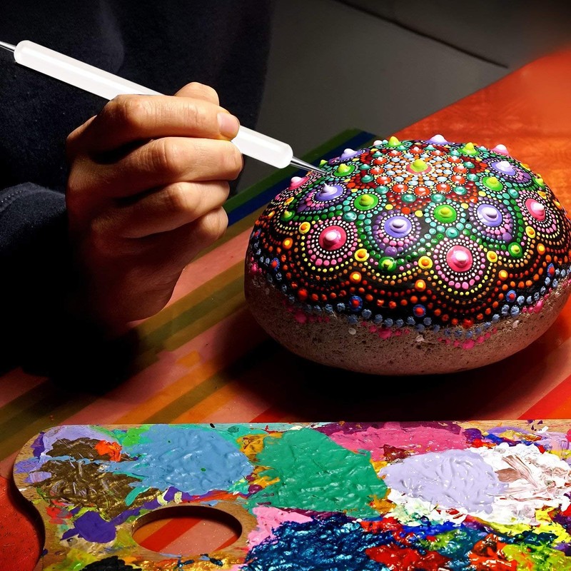 5 pc 2 Way Dotting Pen Tool Nail Art Tip