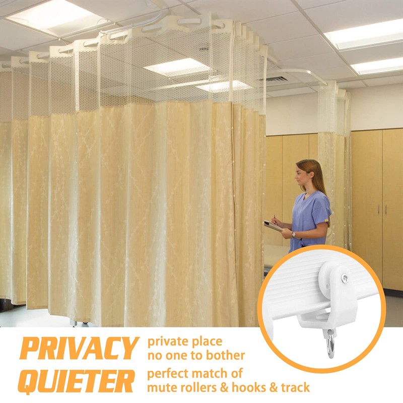 Flexible Ceiling Curtain Track | 16.4 ft (5 m) Curved