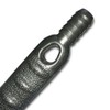 Bradas 5904182443790 Autowaschbürste Felgenbürste mit Wasserdurchlauf, Schwarz, 38x8x7 cm