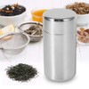 YUMILI Tea Tin Canister, Stainless Steel Tea Canister Home Kitchen