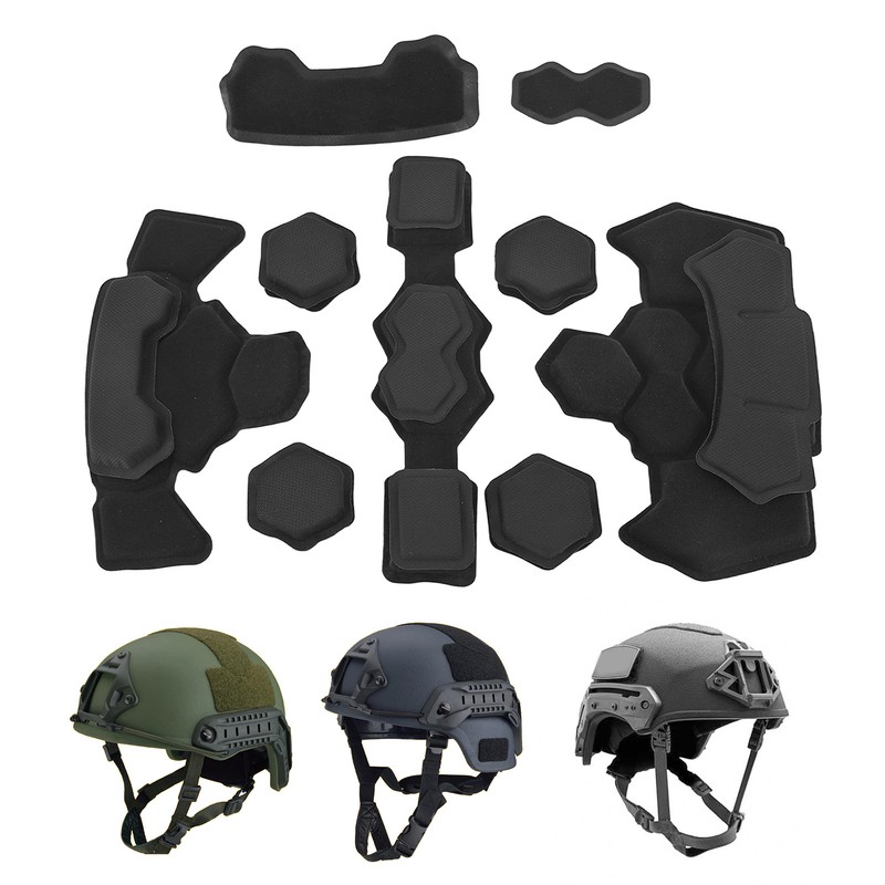 Helmet Padding Kit Memory Foam Pad Protective Mat Universal Motorcycle
