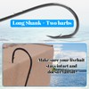 Baitholder Fishing Hooks Long Shank Beak Bait Holder Hooks Black