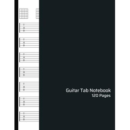 Guitar Tab Notebook: Blank Music Paper Sheet For Guitarist And Musicians | Blank Sheet Music Book | 8.5 x 11inches | 120 Pages, 7 Staves per page