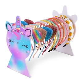 Unicorn Castle Headband Stand Hair Scrunchie Storage Hair Accessories Kids Headband Holder Organiser