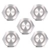 5Pcs Momentary Push Button Switch Metal Auto Reset Ultra Thin