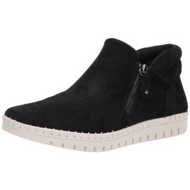 Bella Vita Women's Camberly Sport Bootie Ankle Boot, Black Kidsuede Leather, 10 X-Wide