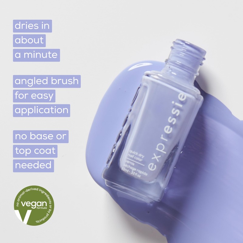 essie expressie Quick-Dry Vegan Nail Polish Dial It Up Collection,