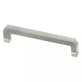 Liberty P38755C-SN 5 1/16" Notched Cabinet Drawer Pull Satin Nickel Finish