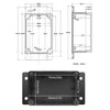 2 Pcs Junction Box Waterproof IP65, Electronic Project Box Enclosure