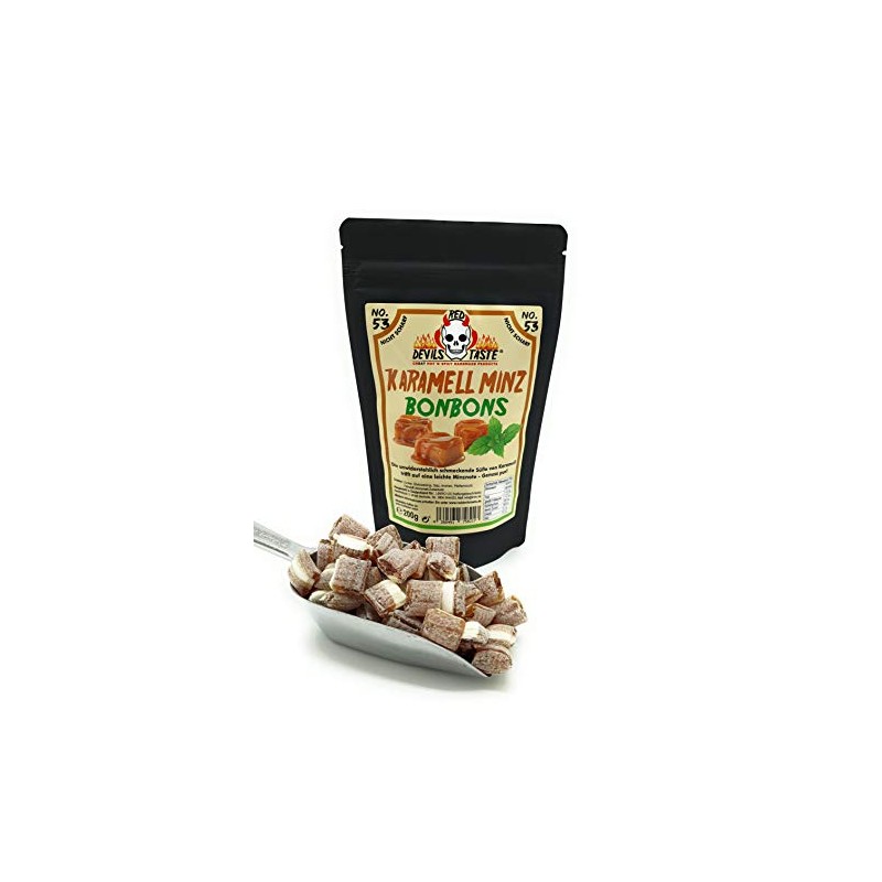 Caramel Mint Candy - Mild - 200g - Hot Scale: