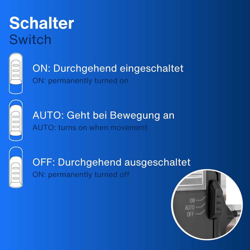 REV Night Light Socket Lamp with Motion Sensor, Detection Range