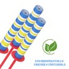 HannaFires 10PCS Classic Retro Telescoping Popper Stick - Colorful Paper