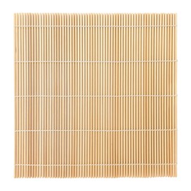 Fusion Select 1 Pk Bamboo Sushi Mat - Sushi Roller Mat for Making, Shaping & Molding Sushi Roll & Kimbap - Food-Safe Sushi Making Supplies, Tools & Accessories - Made of Natural Bamboo - 9.5x9.5