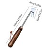 QUINTRA Rake, Weeder, Weeding Tool, Multi-Purpose Mowing Tool, Stainless Steel,