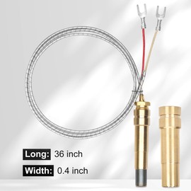 Pontuss 750mv Thermopile 36" 60125501 Thermopile Millivolt, Aluminum Thermopile Generator for Deep Fryer/Gas Range Heating, Oven Water Heater/Frying Furnace Thermopile-2PCS