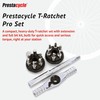 Prestacycle T-Ratchet Pro Tool Set – Compact 3-Way Ratchet Wrench