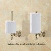 WOLIBEER Crystal Gold Toilet Paper Holder Hand Towel Ring Crystal