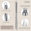 Baderke 2 Pcs Espresso Whisk 11.5 Inch Long Handle Barista