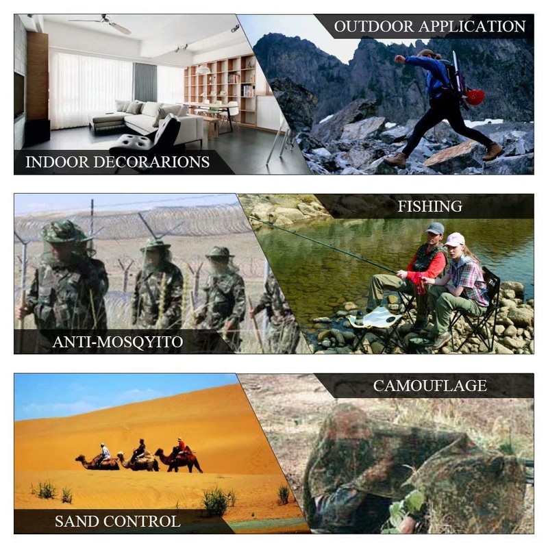 Tongcamo Camo Net Scarf for Sports Wargame Leisure and Other