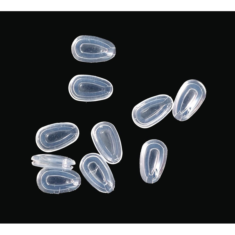 PERFFITT Clear Rubber Silicon Push On Type Nose Pads Pieces