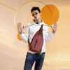KL928 Canvas Sling Bag Crossbody Backpack Shoulder Casual Rucksack for