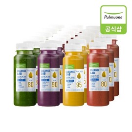 Pulmuone Cleanse Wrap 3days 190mlX21 bottles (6 bottles of green, 6 bottles of purple, 6 bottles of yellow, 3 bottles of red) / 풀무원 클렌즈랩 3days 190mlX21병 (그린 6병 퍼플 6병 옐로우 6병 레드 3병)