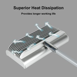 SUNLITOPTOTrade Show Lights LED Display and Wall Washer Exhibit Arm Lighting, POP UP Connectable Lights Included Clamps, Mounting Brackets, Power Cables, Connect Cables (2pcs Grey)