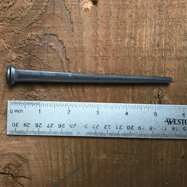 5.5"- STEEL SQUARE SPIKE - 50d Nails (10-Nails)