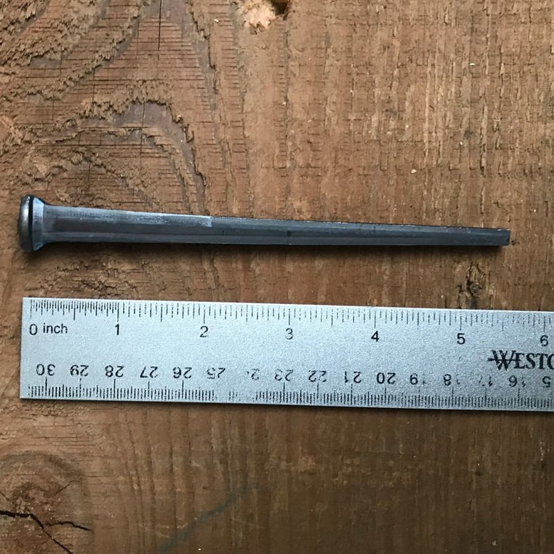 5.5"- STEEL SQUARE SPIKE - 50d Nails (10-Nails)