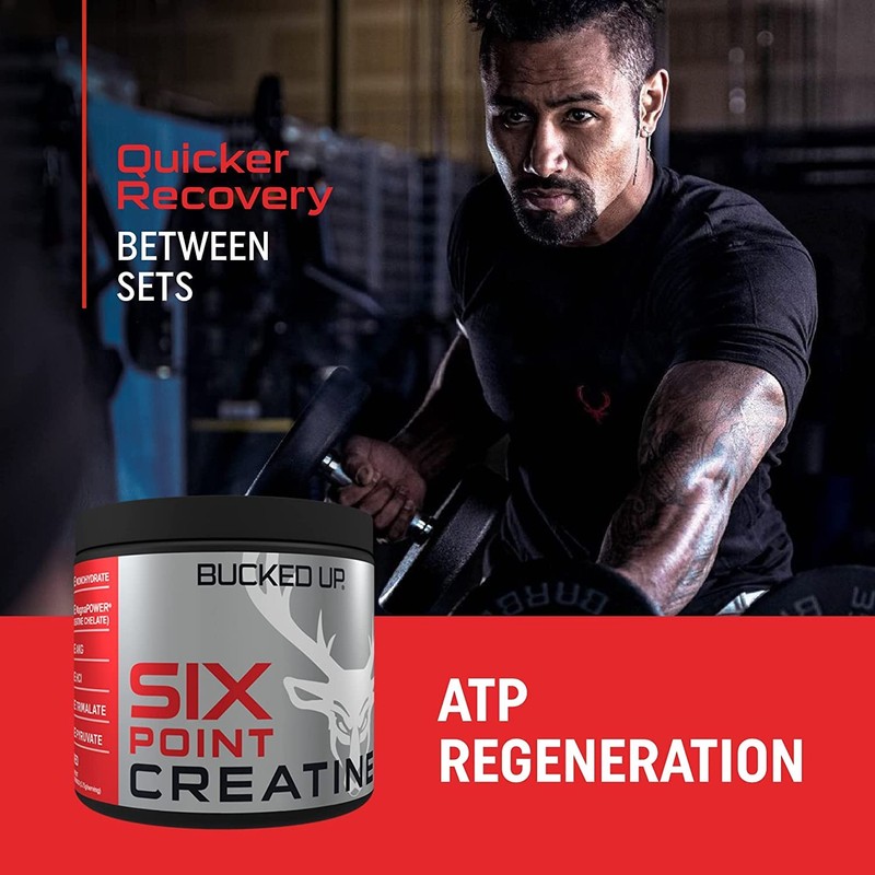 Bucked Up Six Point Creatine™ Six Types of Creatine -