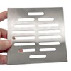 5 Inch Stainless Steel Square Floor Drain Cover,14 Holes Replacement