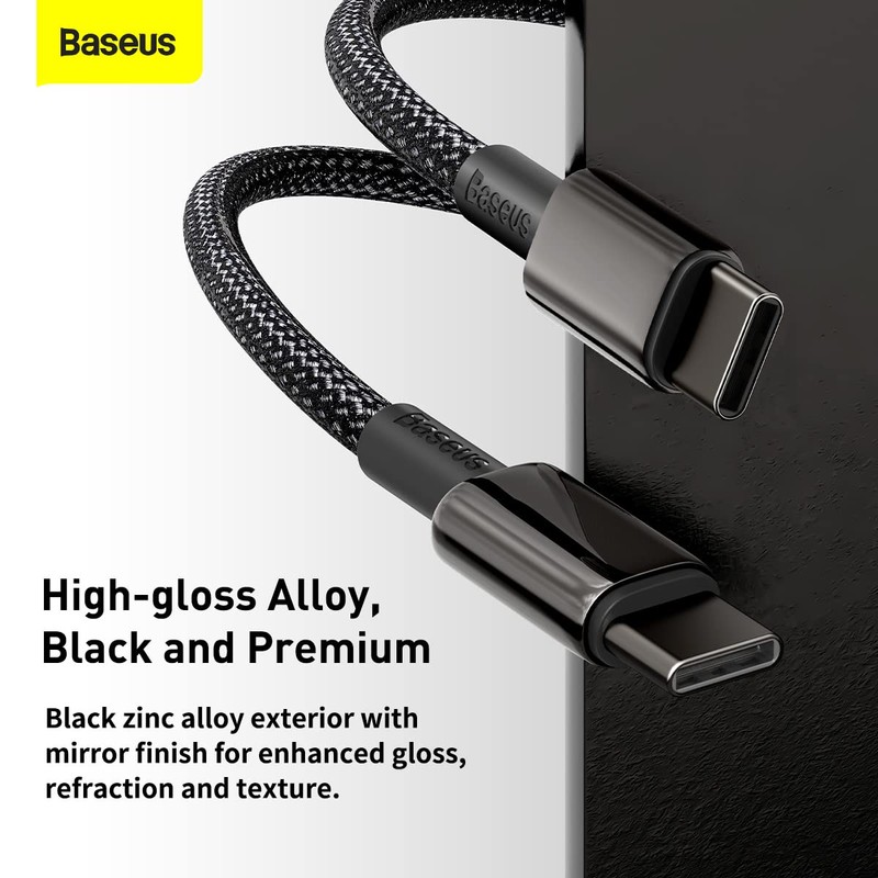 Baseus Cable de Tungsteno y Oro de Carga rápida y