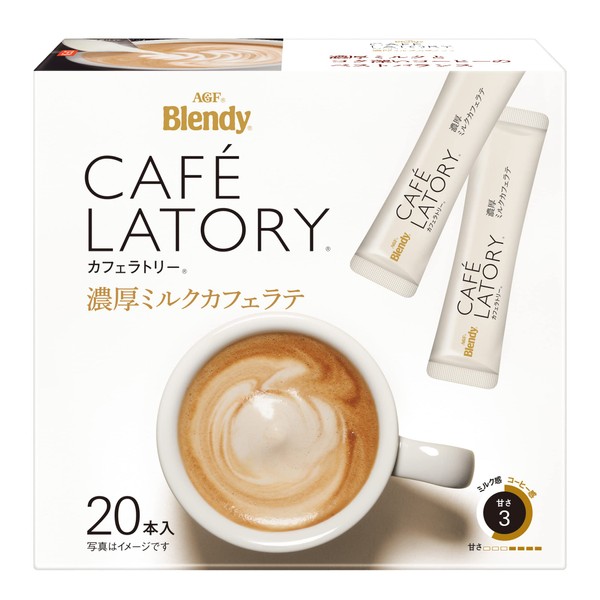 AGF Blendy Cafe Latte Stick Rich Milk Cafe Latte 20 x 3 Boxes [Stick Coffee]