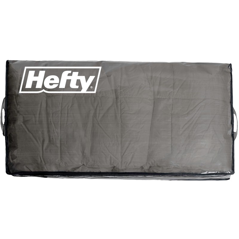 Hefty Underbed Flexible Tote with Breathable Mesh, Double Zipper, 2