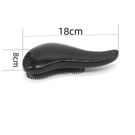 Changyeah Hair Brush without Pulling, 2 Pieces Hair Loss Dry and Wet Hair for Girls and Boys, Hair without Strips, Cut Hair, The Perfect Brush for Curls, Long (Pink, Black)