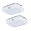 Good Earth Lighting LED Rechargeable Puck Light - 2-Pack, White,