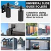 YogePote Heavy Duty Slide Gate Roller Guide with Steel L
