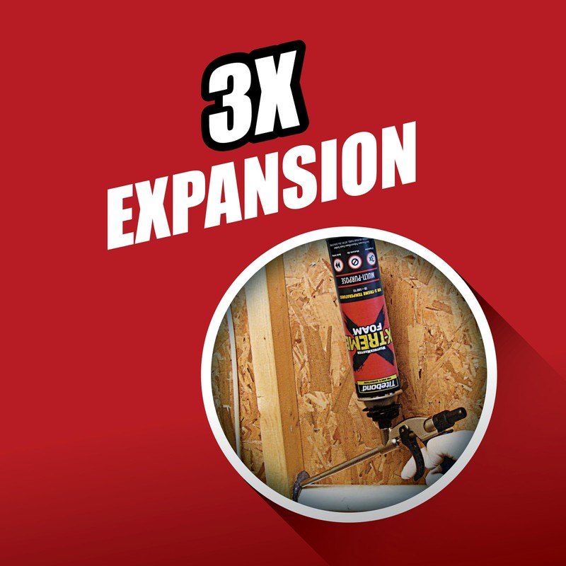 Titebond X-TREME Multi-Purpose Foam Sealant, Polyurethane Foam, Insulation Foam, Spray