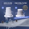 Saker 3 in 1 vacuum cleaner original filter, 3 HEPA