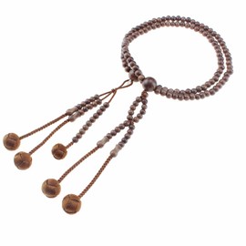 beirunde Japanese Soka Gakkai SGI Juzu Phoebe Wood Beads Nichiren Buddhism Prayer Beads