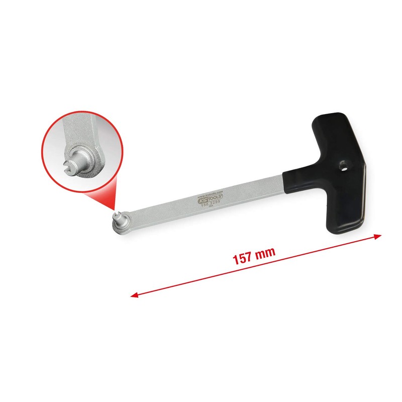 KS Tools 150.2299 Handbrake Shoe Retaining Spring Tool for Mercedes