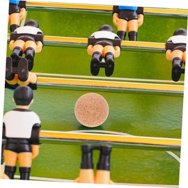 Totority 5pcs Foosball Accessories Table Cork Balls Wood Foosball Household Mini Balls Foosball Game Balls Replaceable Wood Balls Small Cork Foosball Household Foosball Balls Wooden Balls