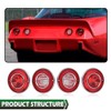 GRAND ORANGE Tail Lights Assembly Rear Lights with Backup Lights