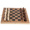 3 in 1 MultiFunctional Folding Wooden Chess Checkers Board Game