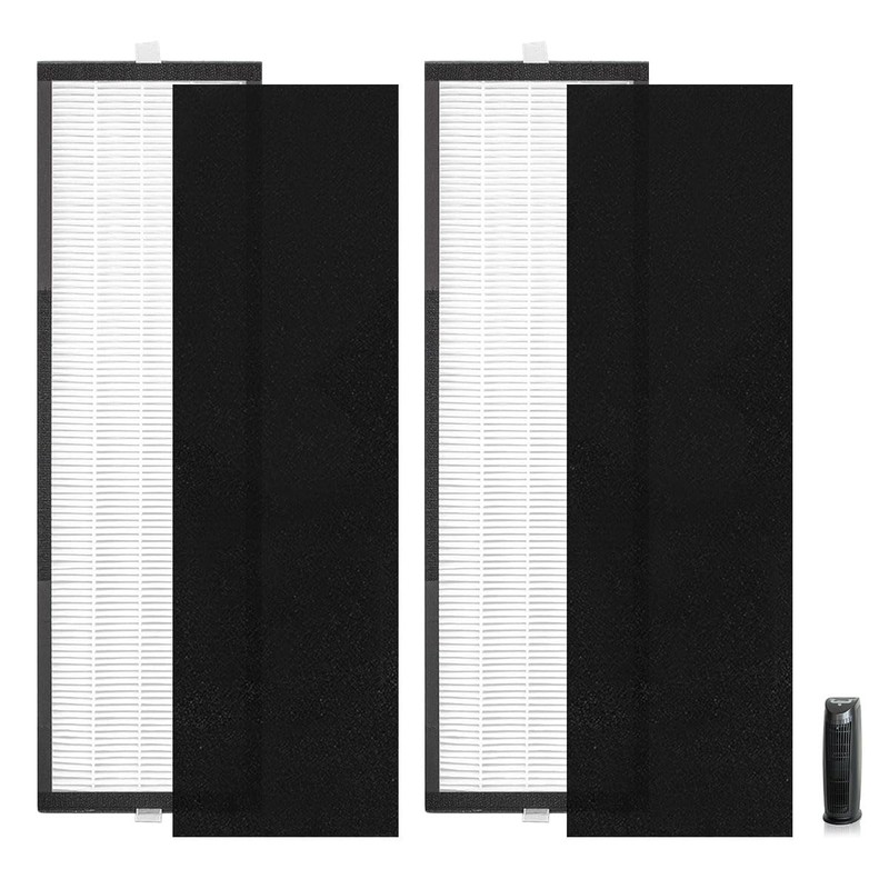 NKA 2-Pack T500 Air Purifier Filter Replacement - Compatible with