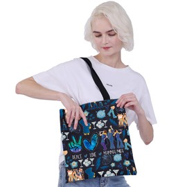 CMNIM Do-na Gift Ma-ma Musical Makeup Bag Peace Love Miia Fans Cosmetic Make Up Bag Comedy Gift for Fans