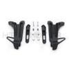 HTTMT MT390-008-BK Black Rear Passenger Foot Pegs Bracket Compatible with