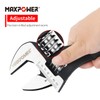 MAXPOWER 3-pieces Spud Wrench, 10-inch 12-inch 16-inch Adjustable Wrench Set